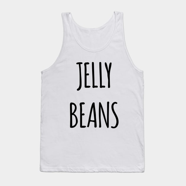 Jelly beans minimal typography Tank Top by 4wardlabel